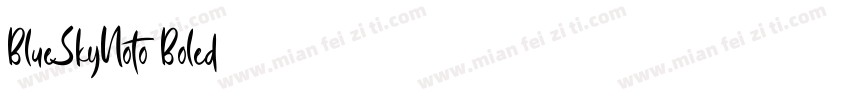BlueSkyNoto Boled字体转换